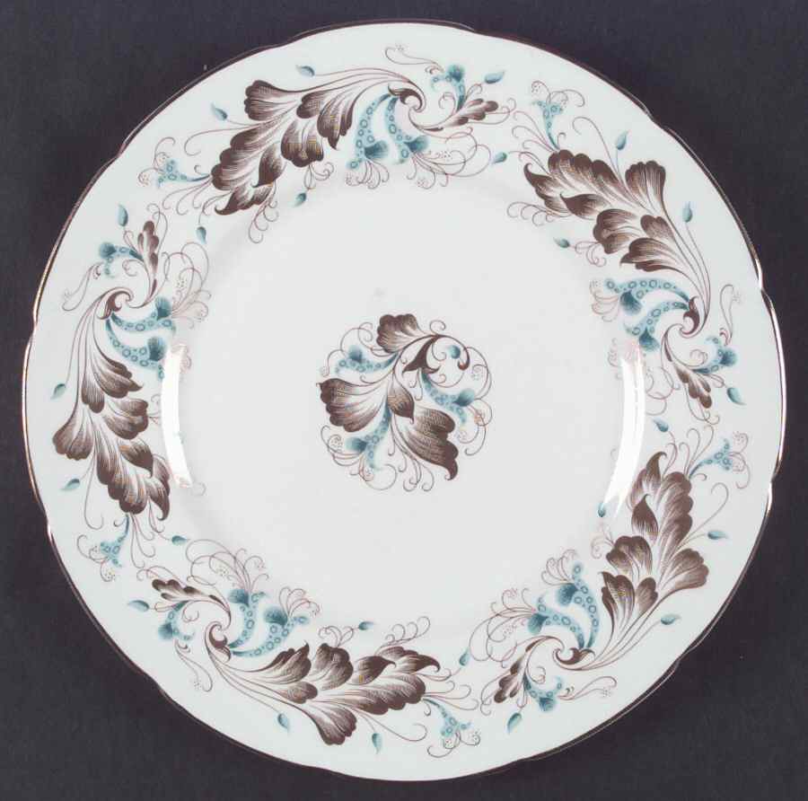 Strange Orchid (White Background) Dinner Plate by Coalport-1