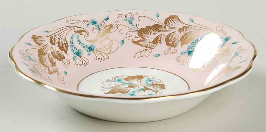 Strange Orchid (Pink & White Background) Fruit/Dessert (Sauce) Bowl by Coalport-1