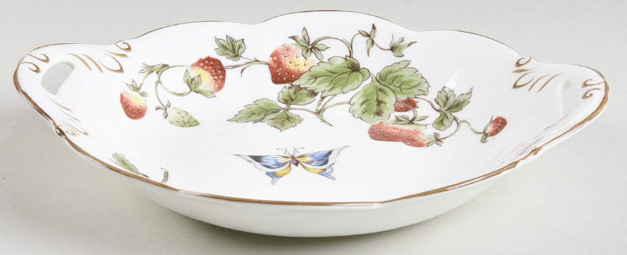 Strawberry (Scalloped) Bon Bon by Coalport-1