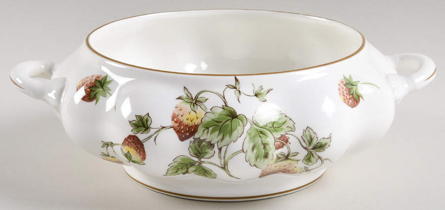 Strawberry (Scalloped) Round Vegetable No Lid by Coalport-1