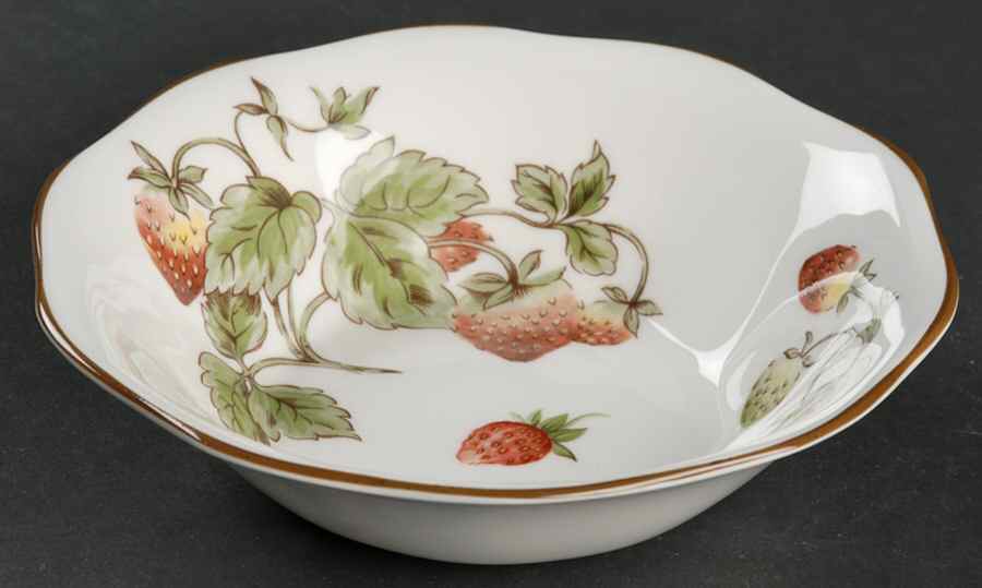 Strawberry (Scalloped) Coupe Cereal Bowl by Coalport-1