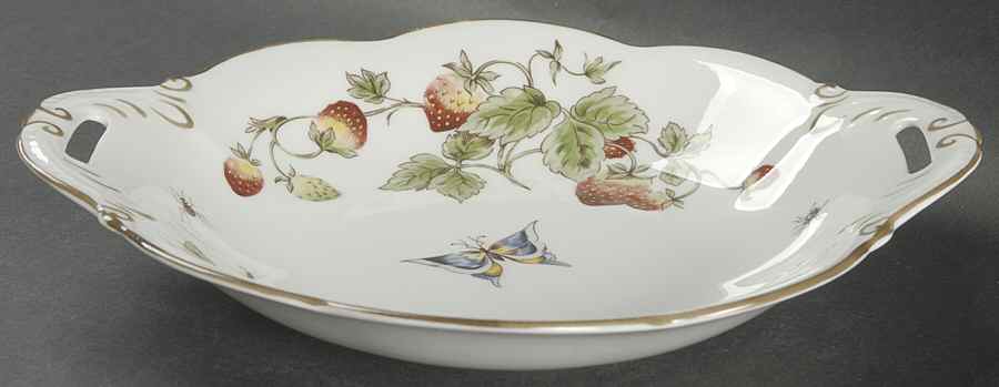 Strawberry (Scalloped) Open Candy Dish by Coalport-1