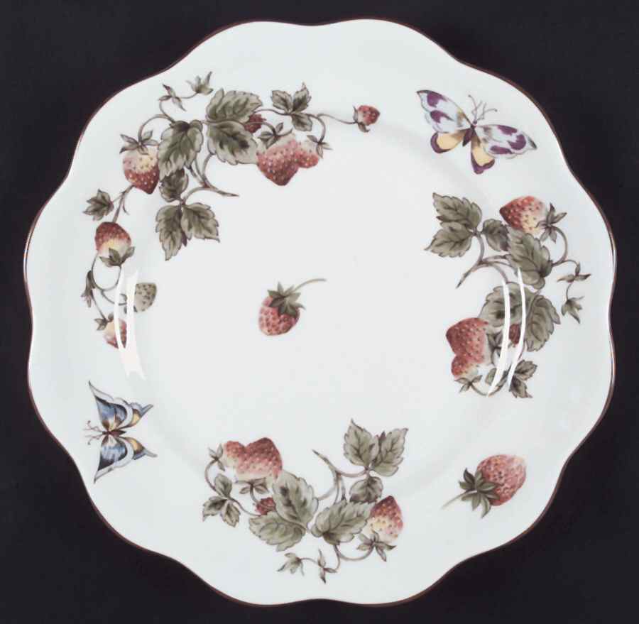 Strawberry (Scalloped) Dinner Plate by Coalport-1