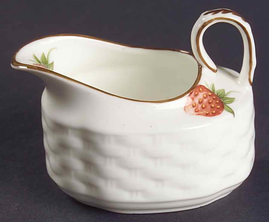Strawberry (Scalloped) Mini Creamer by Coalport-1