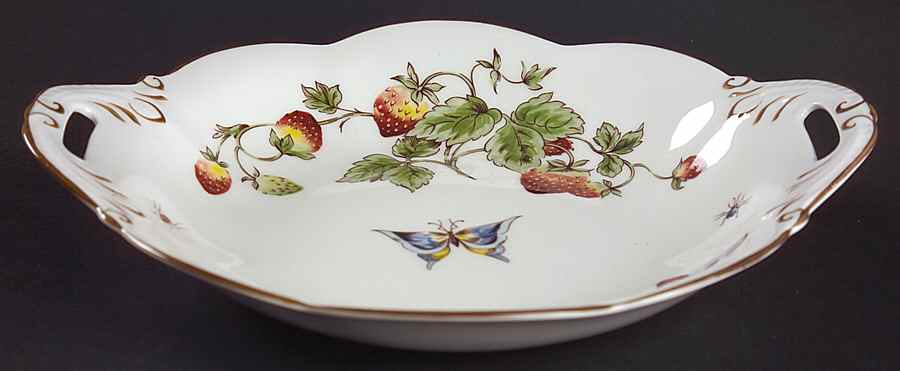 Strawberry (Scalloped) Bon Bon by Coalport-1