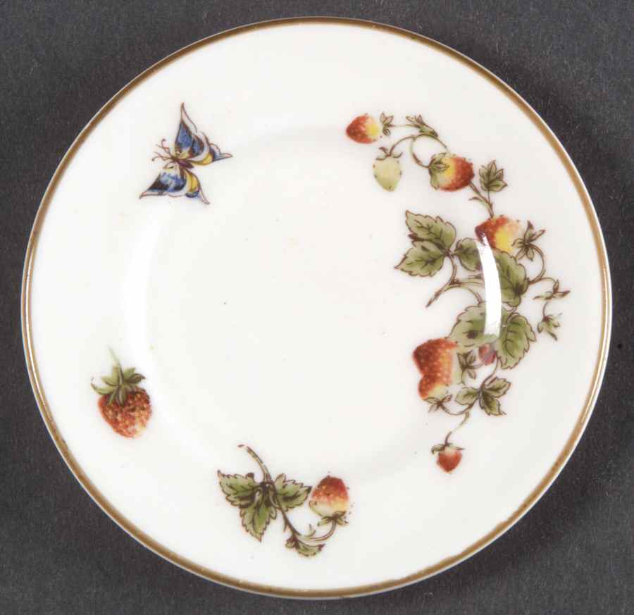 Strawberry (Scalloped) Miniature Plate by Coalport-1