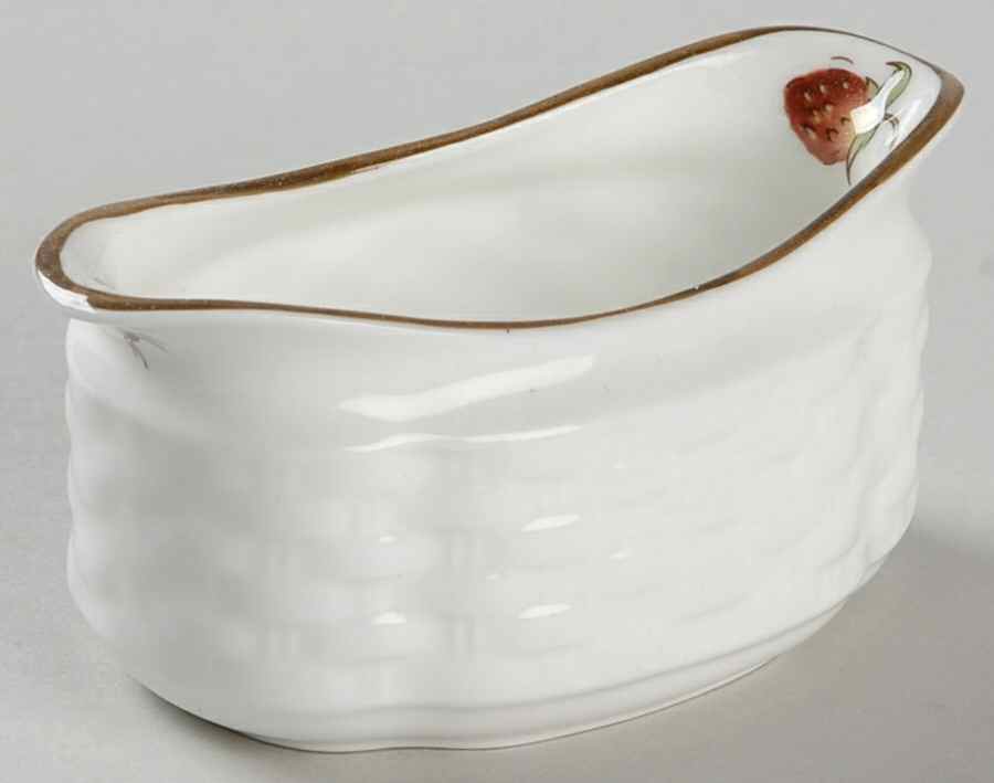 Strawberry (Scalloped) Strawberry Basket-Open Sugar by Coalport-1