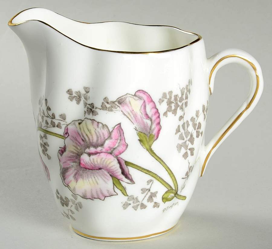 Sweet Pea Creamer by Coalport-1