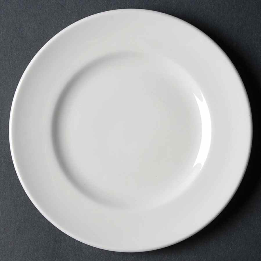 Tiffany White Bread & Butter Plate by Coalport-1