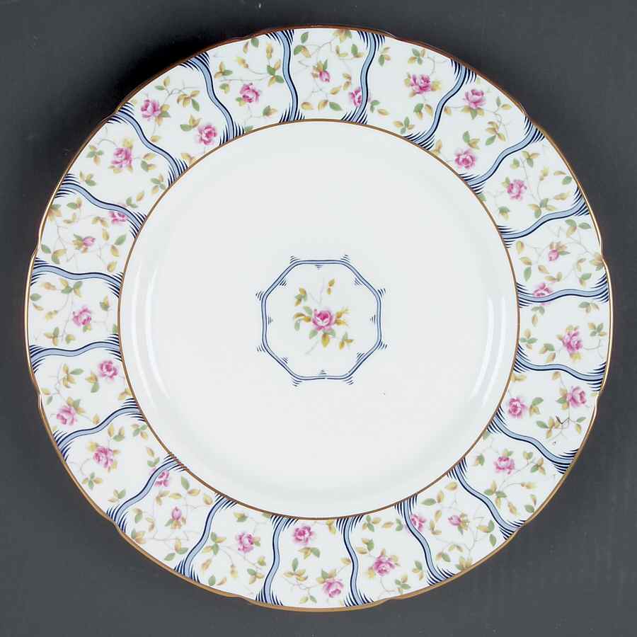 Trellis Rose Dinner Plate by Coalport-1