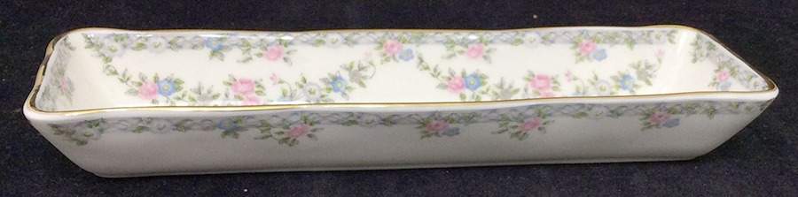 Trellis Rose Mint Tray by Coalport-1