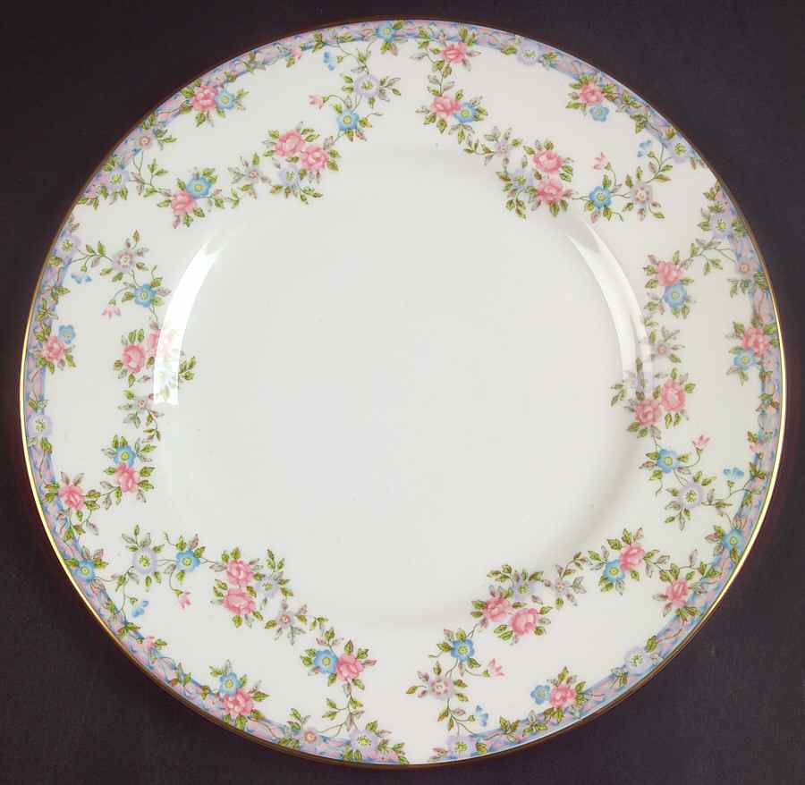 Trellis Rose Dinner Plate by Coalport-1