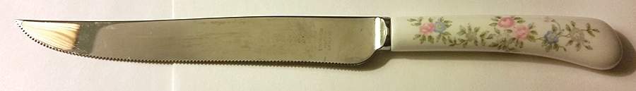 Trellis Rose Individual Steak Knife by Coalport-1