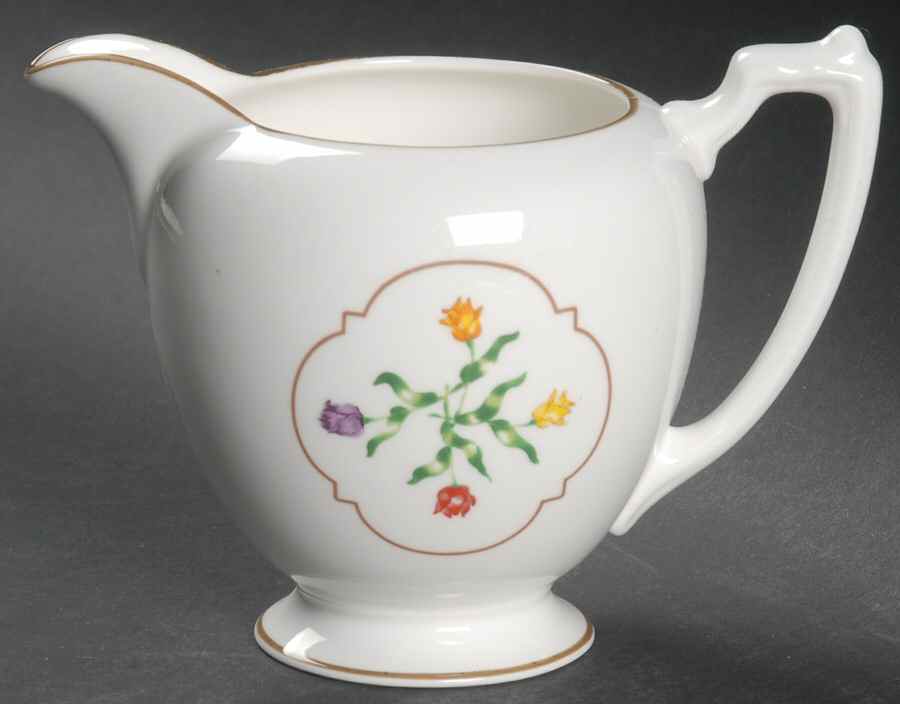 Tulip Medallion Creamer by Coalport-1