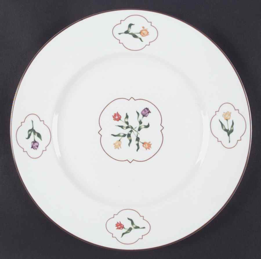 Tulip Medallion Dinner Plate by Coalport-1