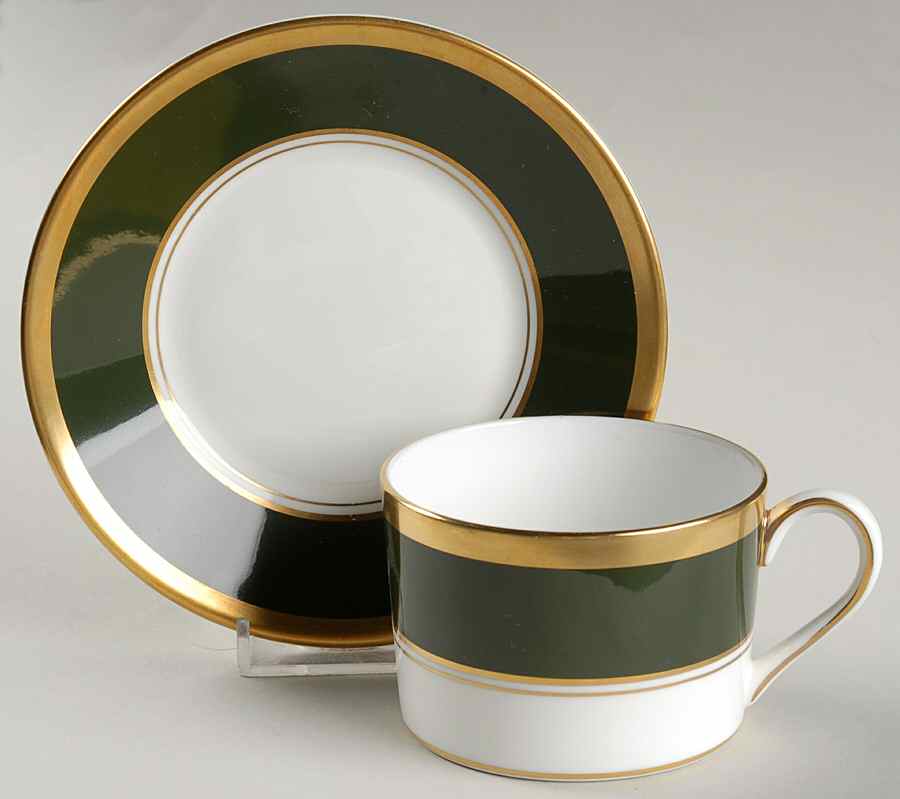 Ventura Flat Cup & Saucer Set by Coalport-1