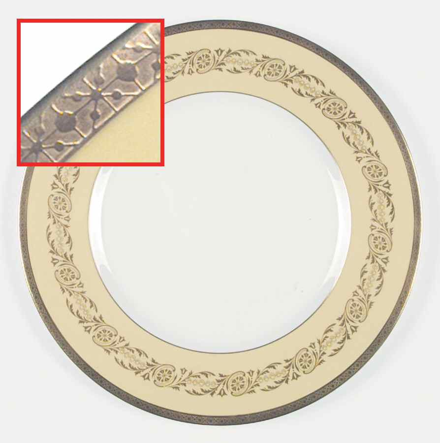 Viceroy Yellow Dinner Plate by Coalport-1