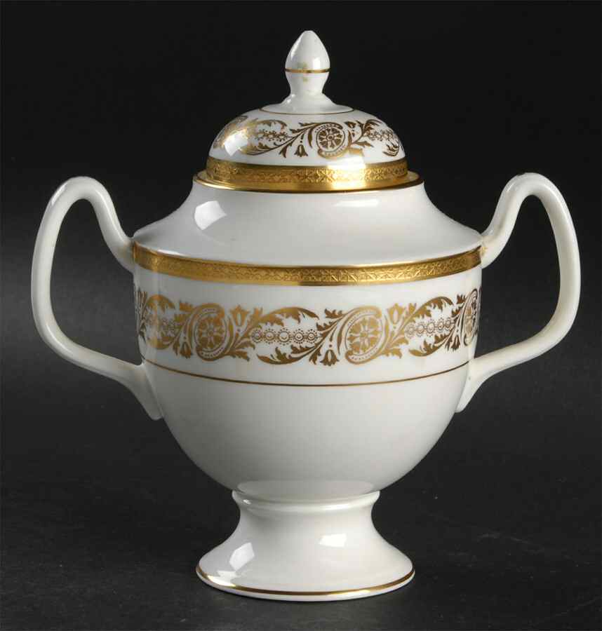 Viceroy Gold Sugar Bowl & Lid by Coalport-1
