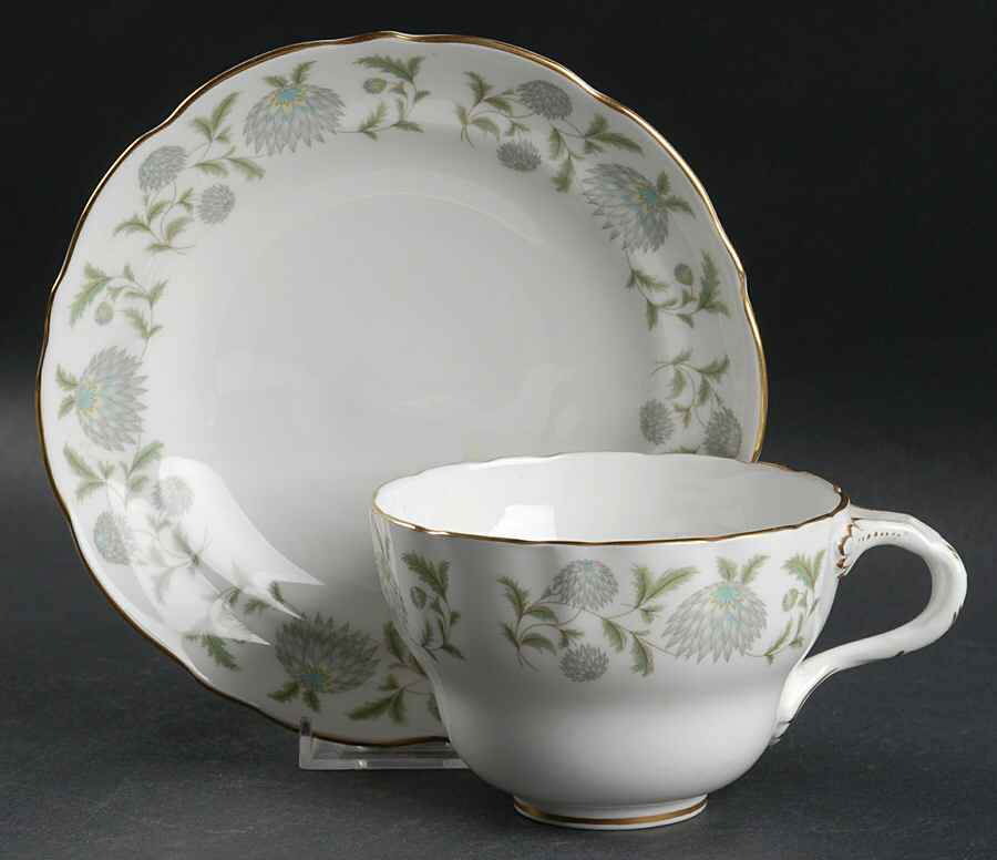 Waltz of The Flowers Oversized Cup & Saucer Set by Coalport-1