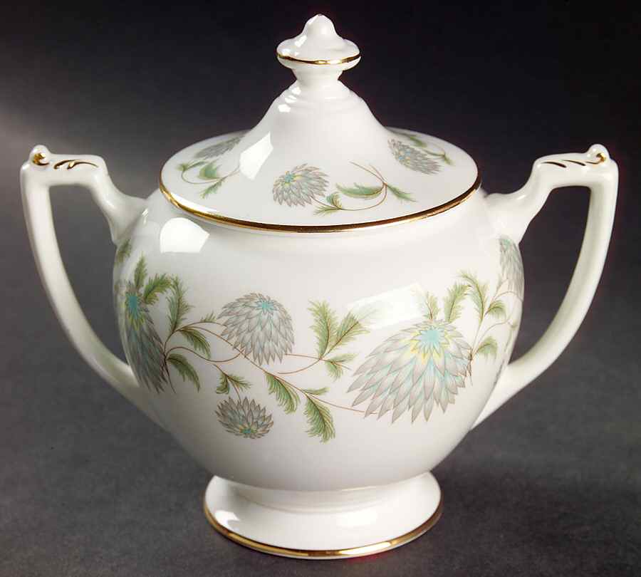 Waltz of The Flowers Sugar Bowl & Lid by Coalport-1