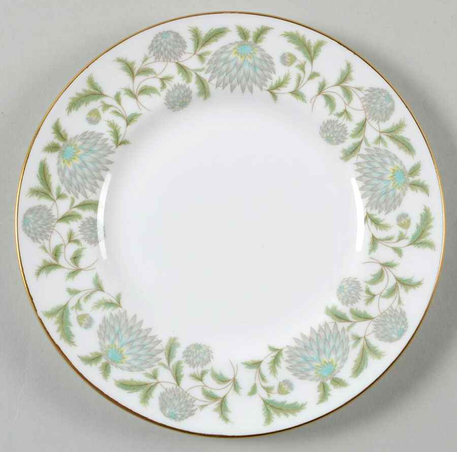 Waltz of The Flowers Bread & Butter Plate by Coalport-1