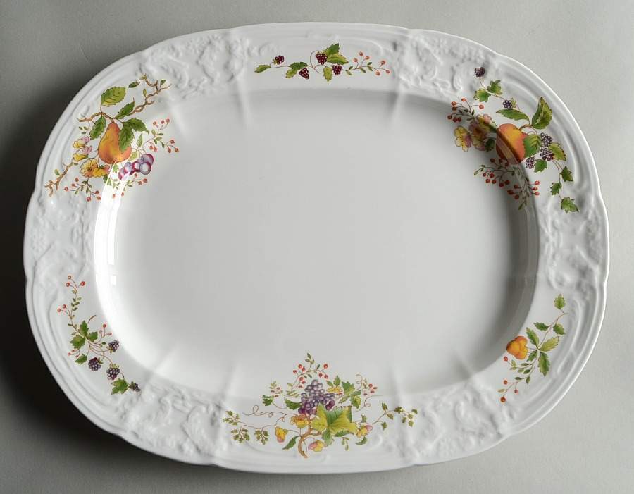 Wenlock Fruit 13" Oval Serving Platter by Coalport-1