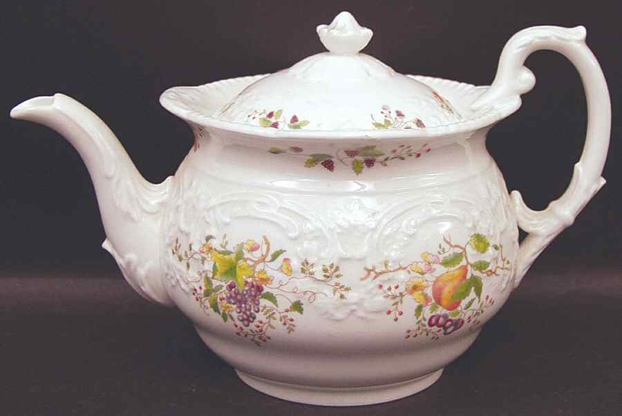 Wenlock Fruit Teapot & Lid by Coalport-1
