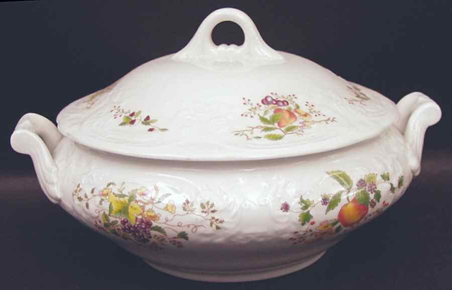 Wenlock Fruit Round Covered Vegetable by Coalport-1