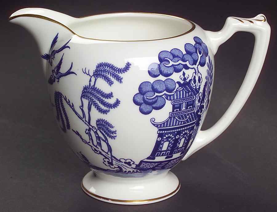 Willow Creamer by Coalport-1