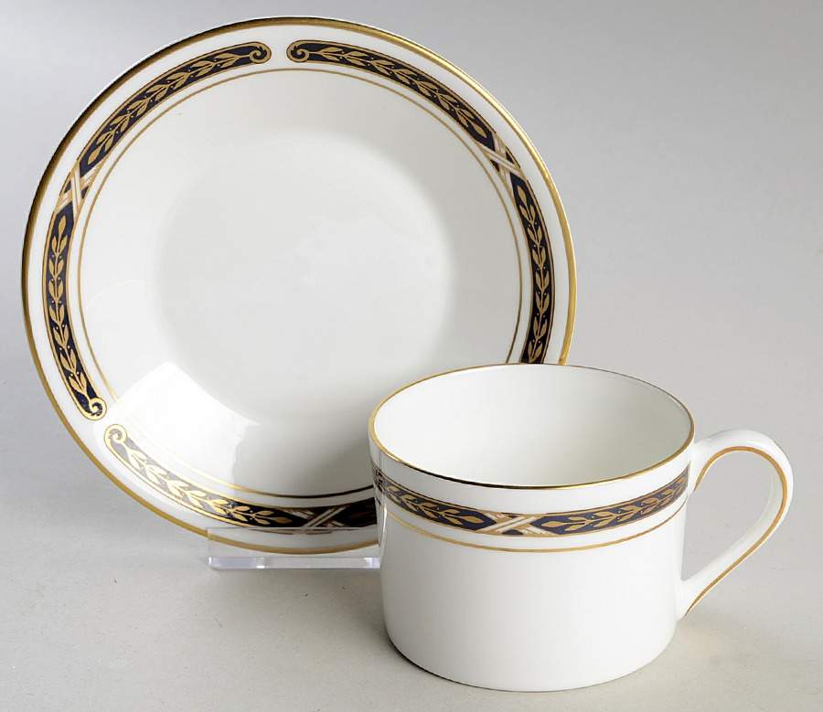 Windsor Flat Cup & Saucer Set by Coalport-1