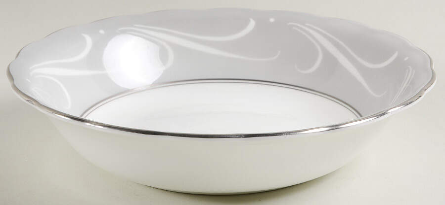 York Gray 8" Round Vegetable Bowl by Coalport-1