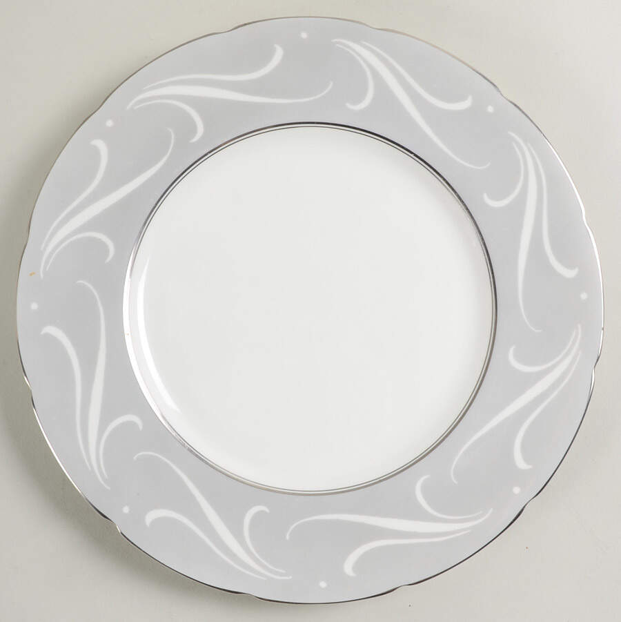 York Gray Dinner Plate by Coalport-1