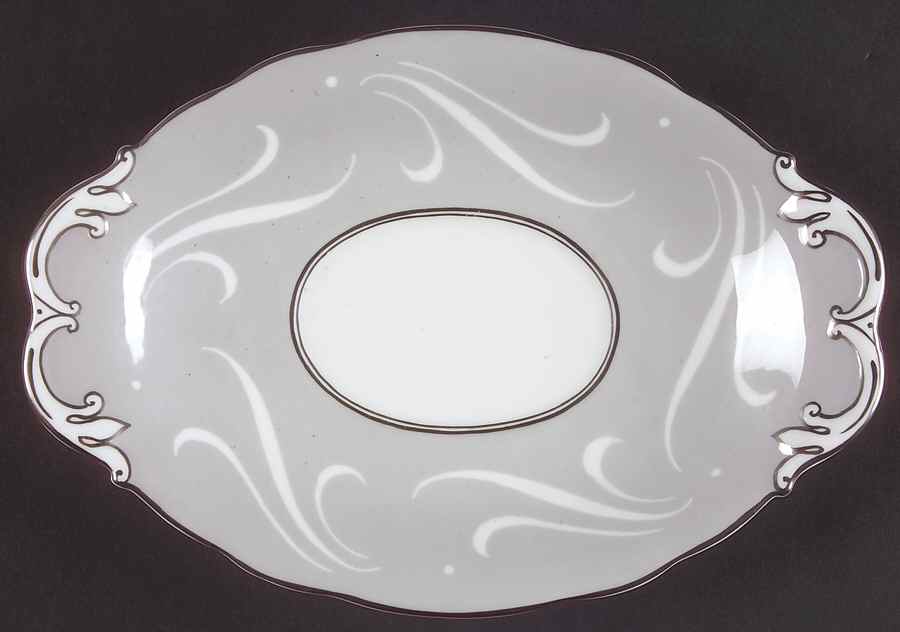 York Gray Underplate for Gravy Boat by Coalport-1