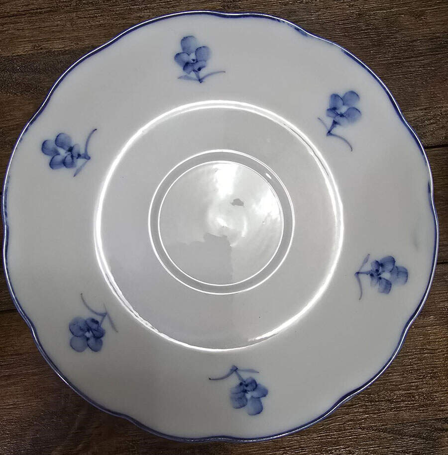 Bouquet Bleu Saucer by BIA Cordon Bleu-1