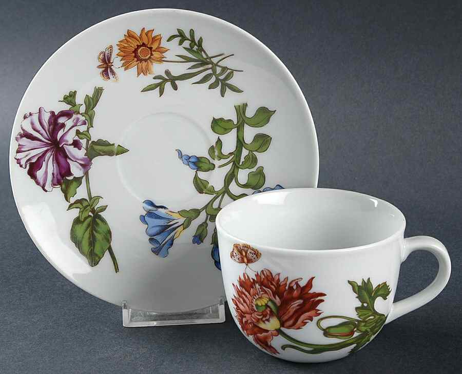 Caroline Flat Cup & Saucer Set by BIA Cordon Bleu-1