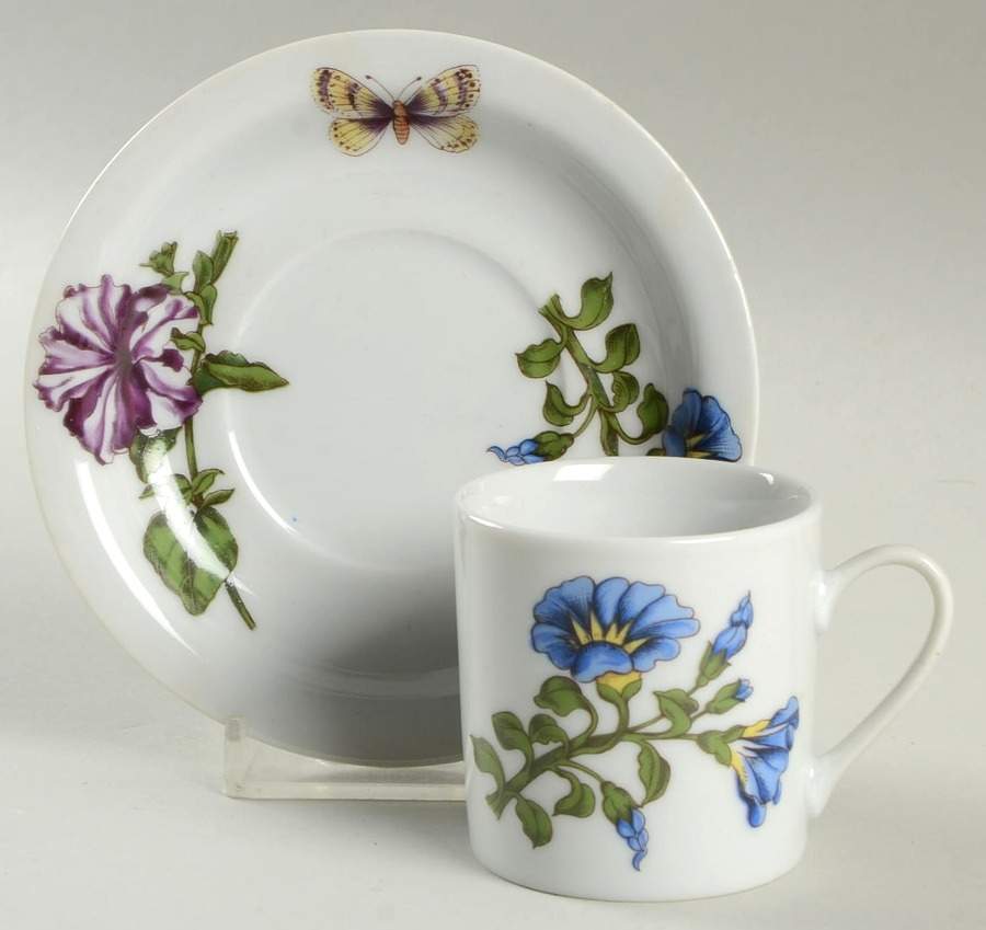 Caroline Flat Demitasse Cup & Saucer Set by BIA Cordon Bleu-1
