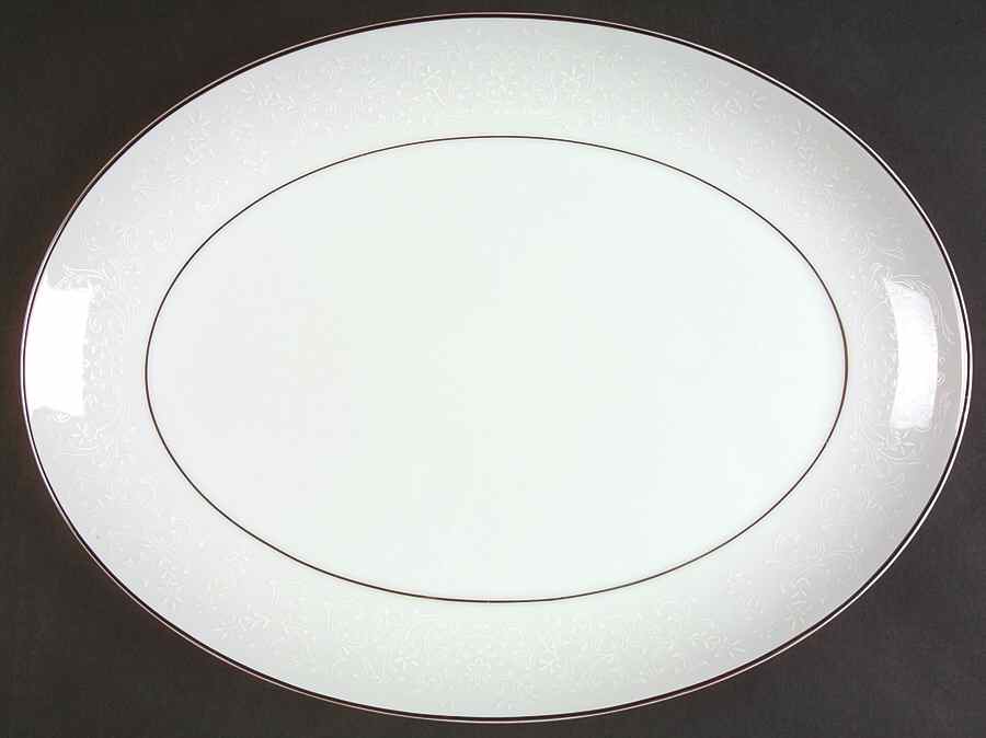 Chantilly Lace 12" Oval Serving Platter by BIA Cordon Bleu-1