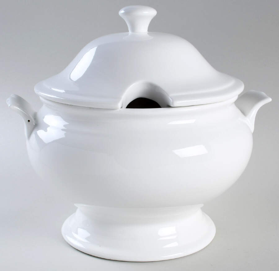 Classic White (Smooth) Tureen &  Lid by BIA Cordon Bleu-1