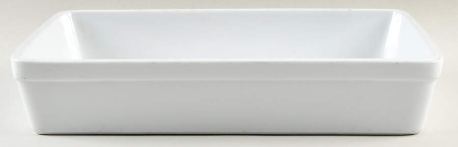 Classic White (Smooth) 12" Rectangular Baker by BIA Cordon Bleu-1