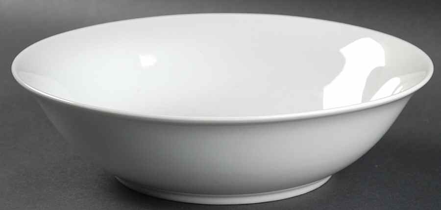 Classic White (Smooth) 8" Round Vegetable Bowl by BIA Cordon Bleu-1