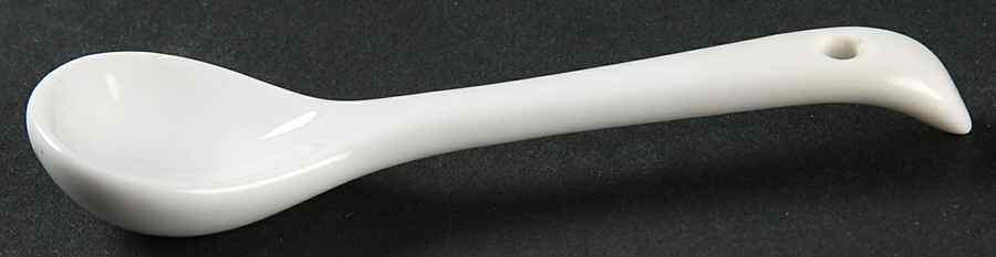 Classic White (Smooth) Mini Sugar Spoon by BIA Cordon Bleu-1