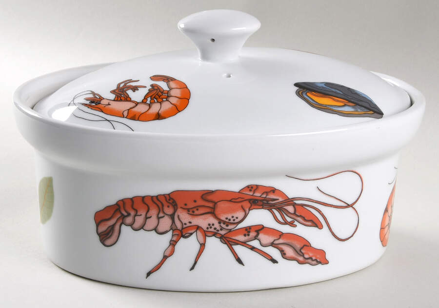 El Mar 1 Qt Round Covered Casserole by BIA Cordon Bleu-1