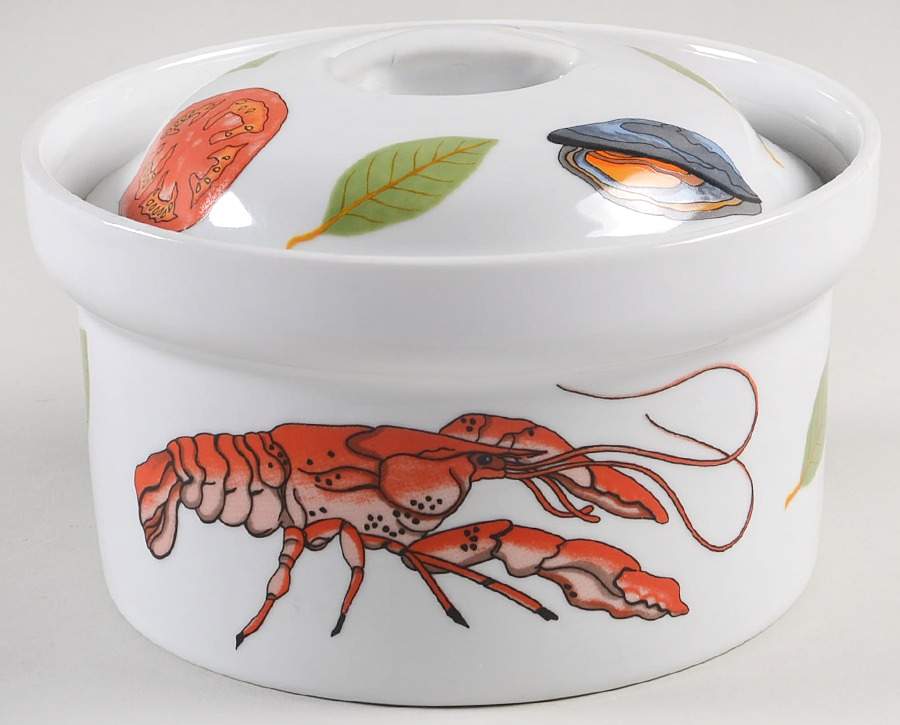 El Mar 1 Qt Round Covered Casserole by BIA Cordon Bleu-1