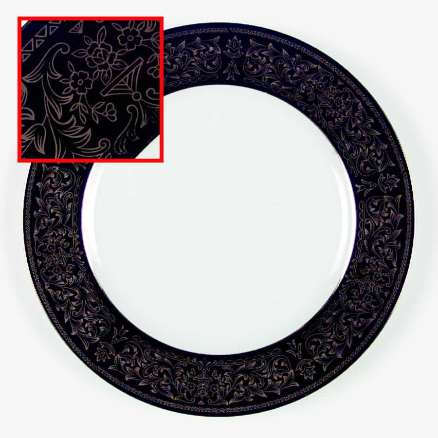 Ebony Dinner Plate by BIA Cordon Bleu-1