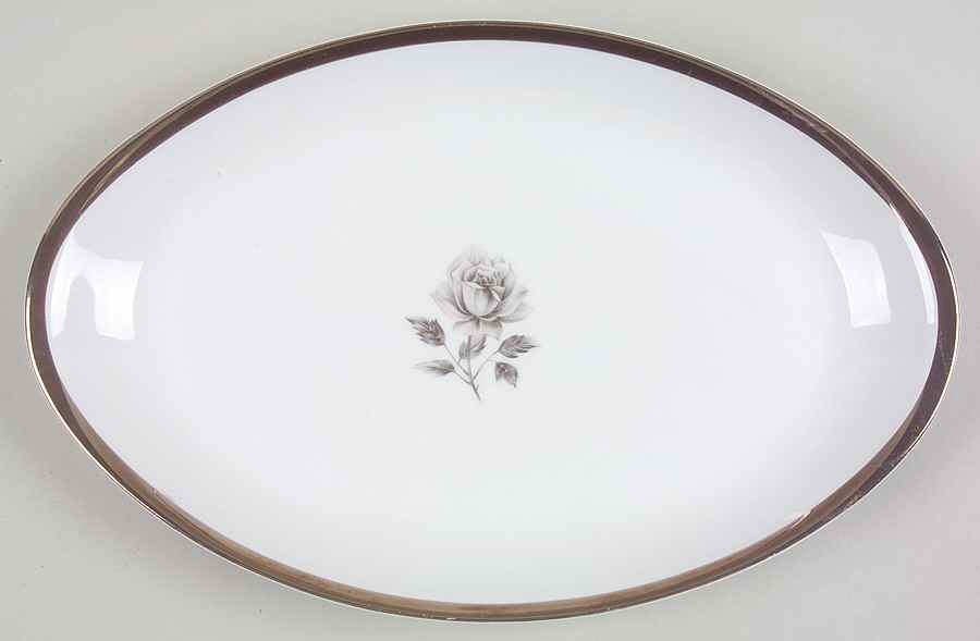 Evening Rose 14" Oval Serving Platter by BIA Cordon Bleu-1