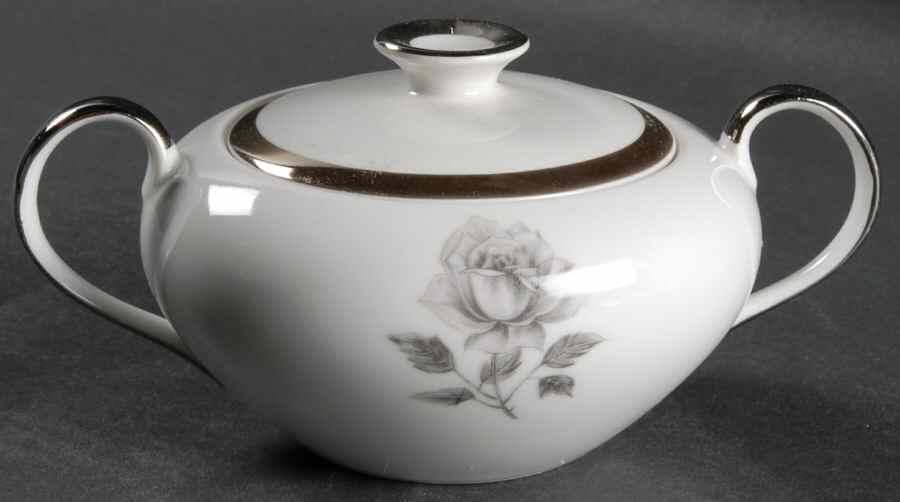Evening Rose Sugar Bowl & Lid by BIA Cordon Bleu-1