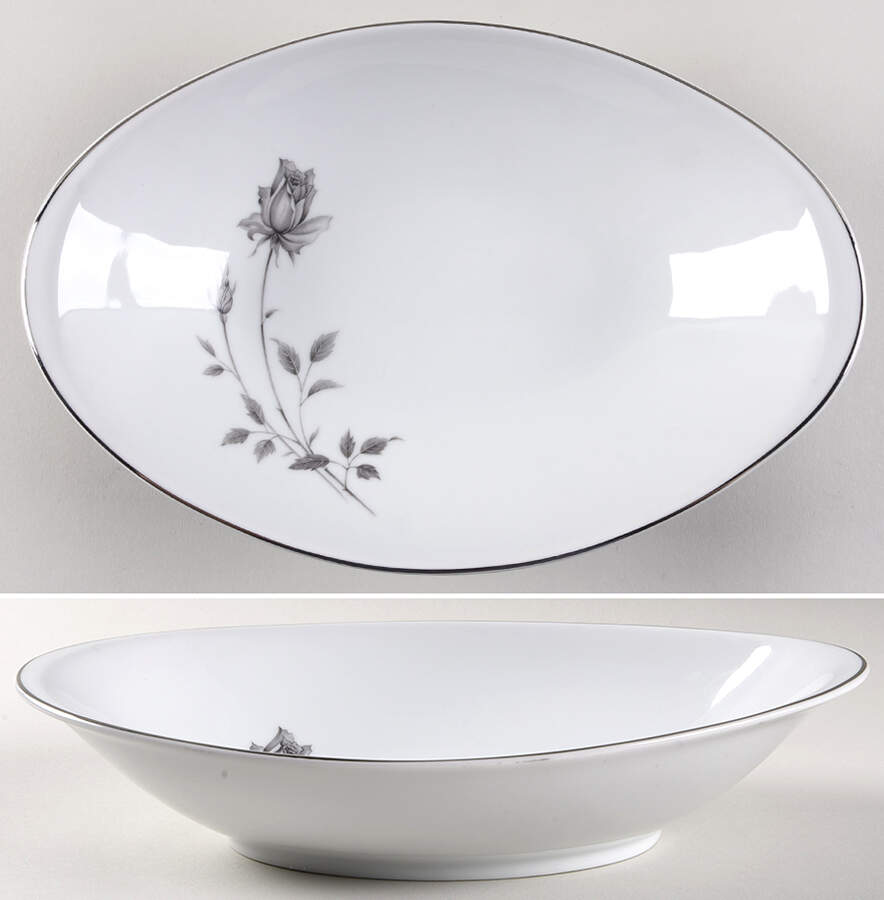 Lasting Rose 11" Oval Vegetable Bowl by BIA Cordon Bleu-1
