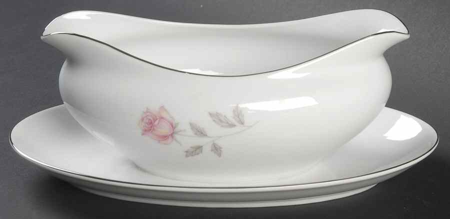 Spring Bouquet Gravy Boat with Attached Underplate by BIA Cordon Bleu-1