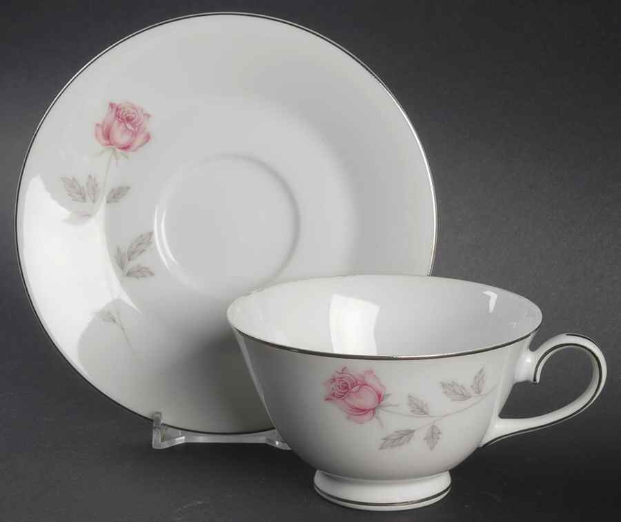 Spring Bouquet Footed Cup & Saucer Set by BIA Cordon Bleu-1