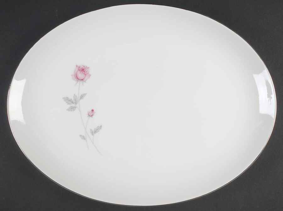Spring Bouquet 12" Oval Serving Platter by BIA Cordon Bleu-1